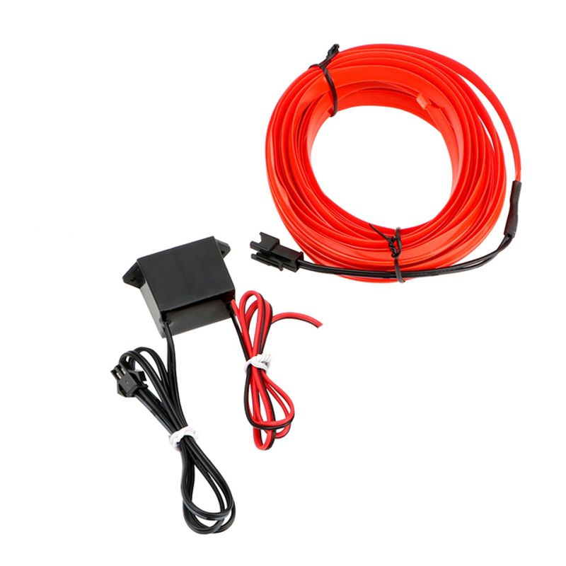 GENERICO - Luces Led en Tira Neón Para Tablero Auto Rojo