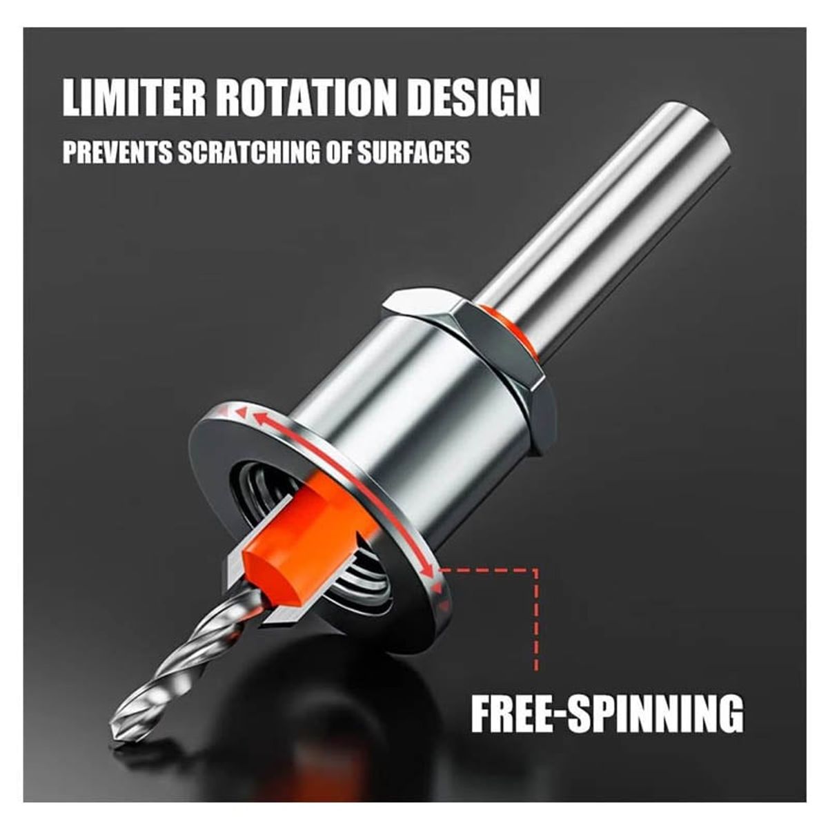 MAXTOOLS - BROCA  Avellanadora con TOPE 3x8mm