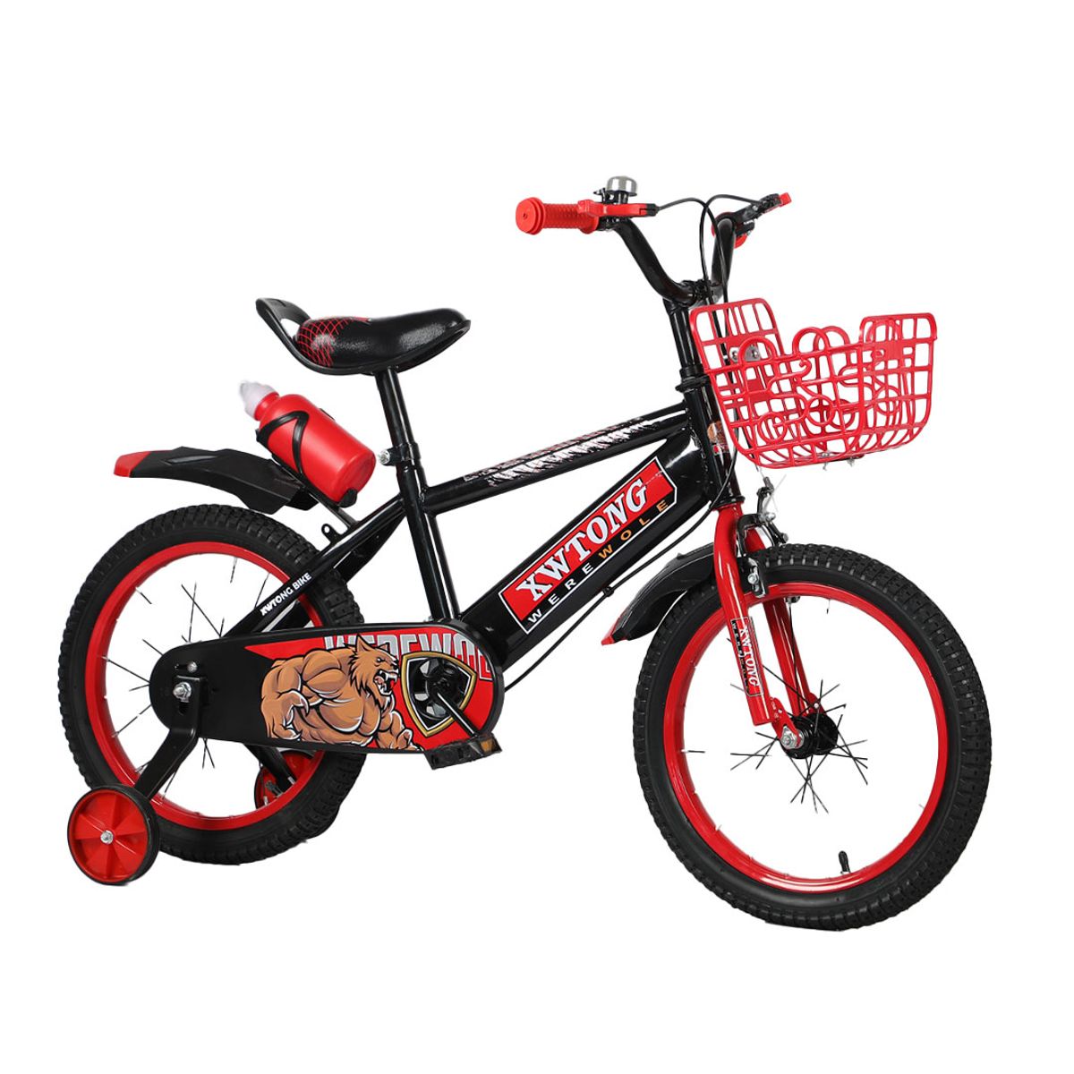 GENERICO - Bicicleta Para Niño Infantil Kids Aro 16 Rojo ACW