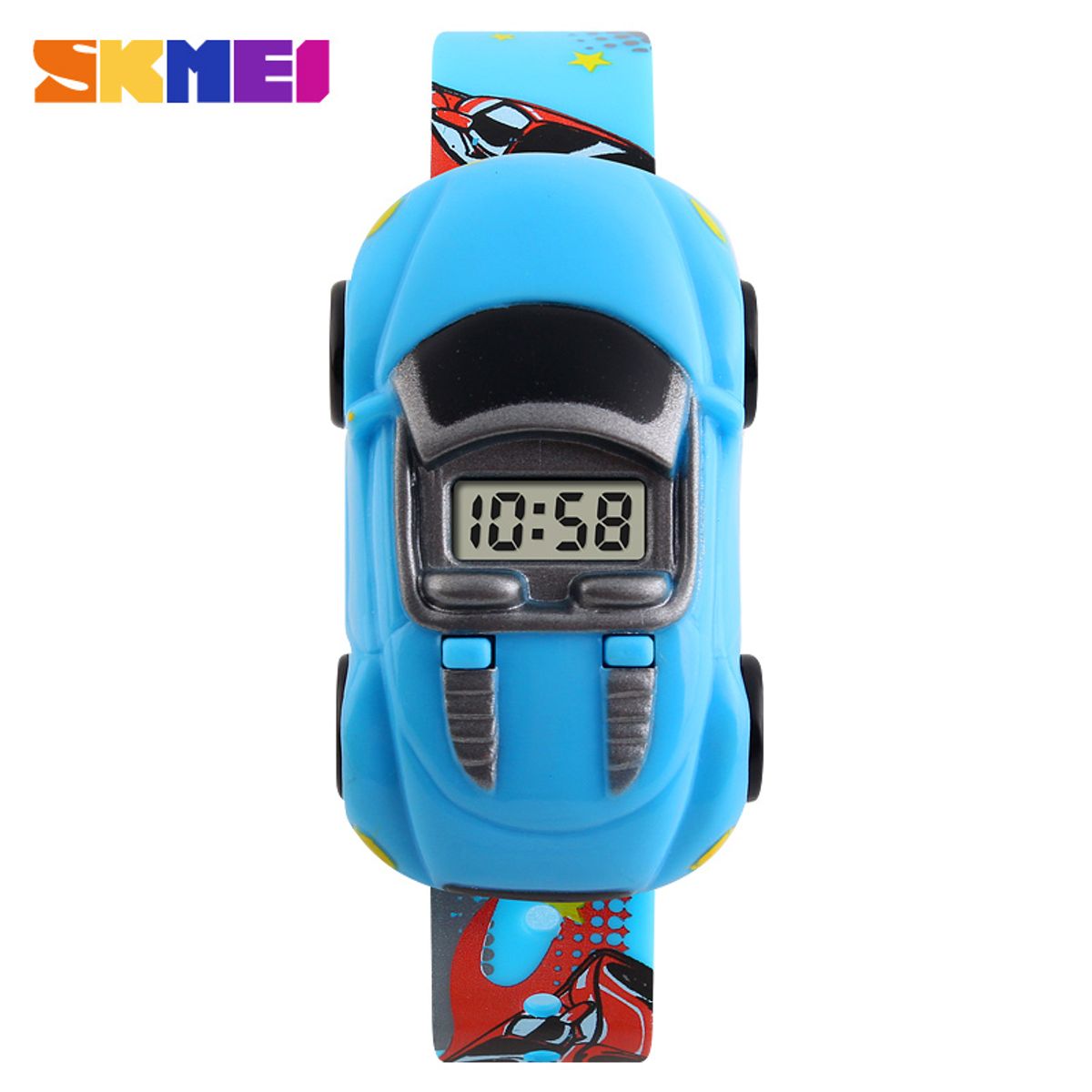 SKMEI - Reloj Skmei 1241 Diseño de Carro Correa Silicona