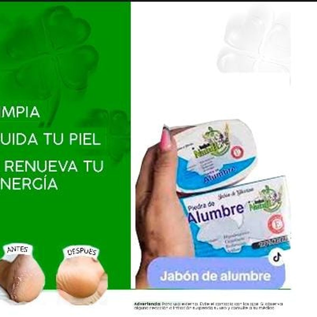 GENERICO - Pack 3 Jabón Antiséptico de Hierbas de Alumbre