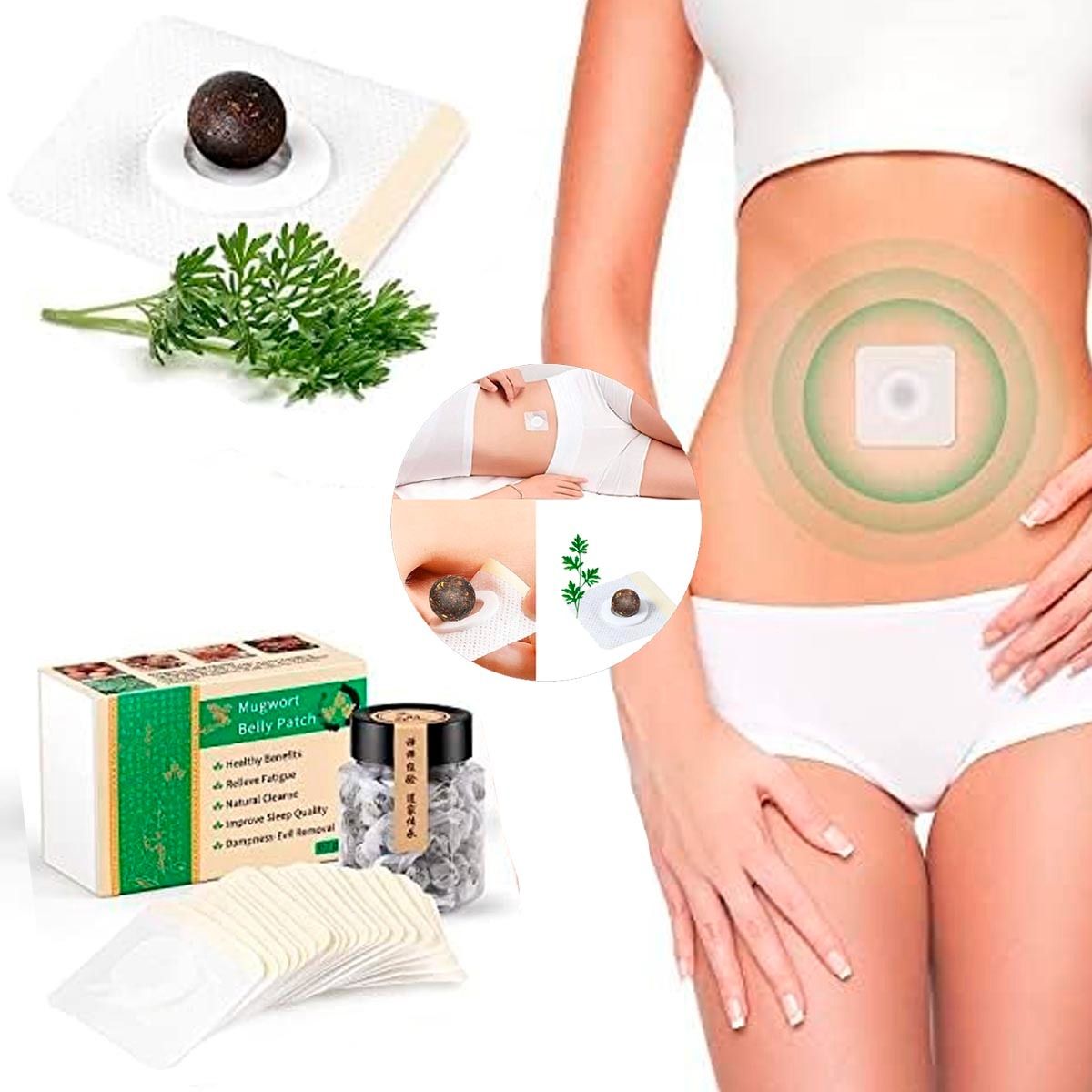 GENERICO -  natural de ajenjo pegatinas abdominales