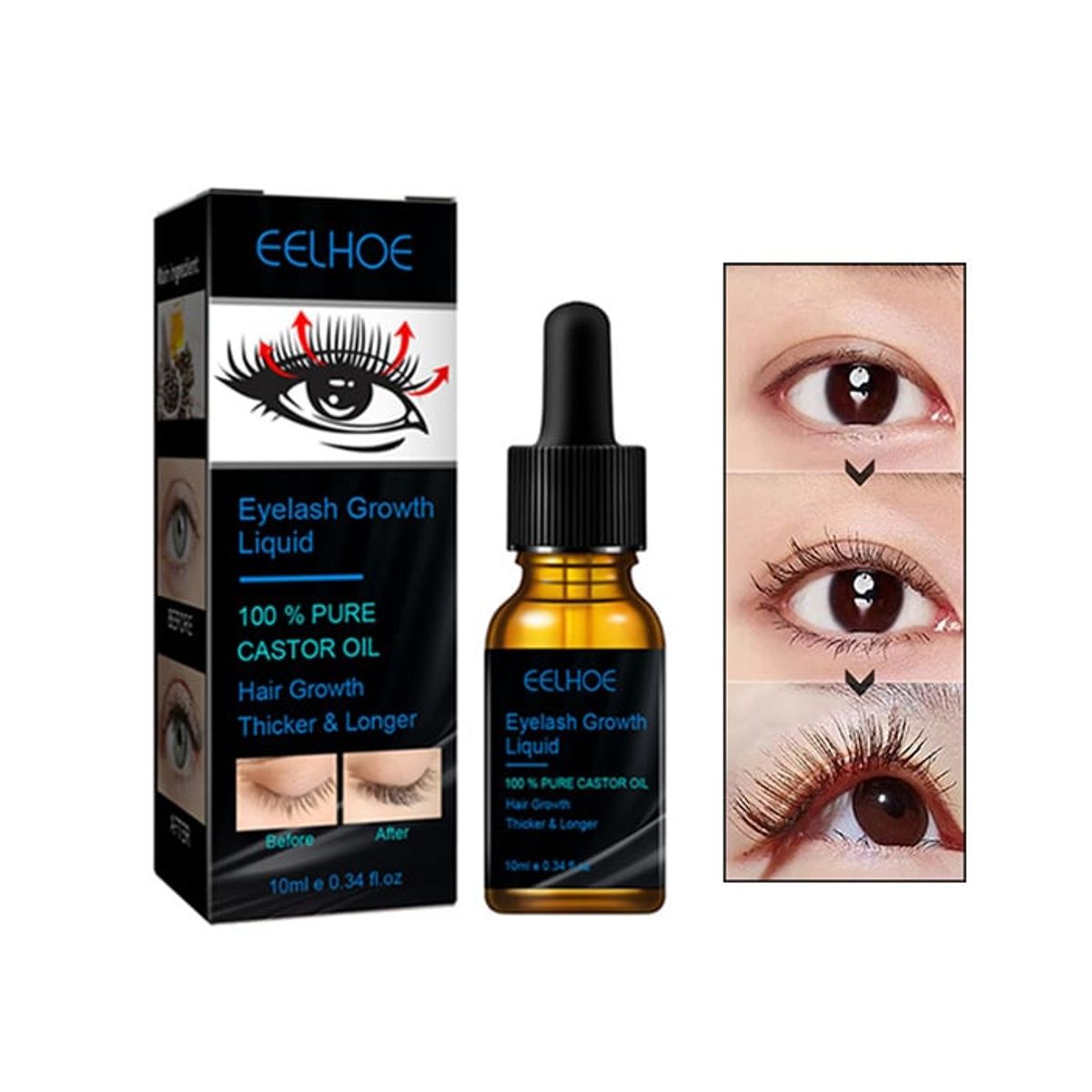 GENERICO - Sérum para el Crecimiento De Pestañas Y Cejas 10 ml