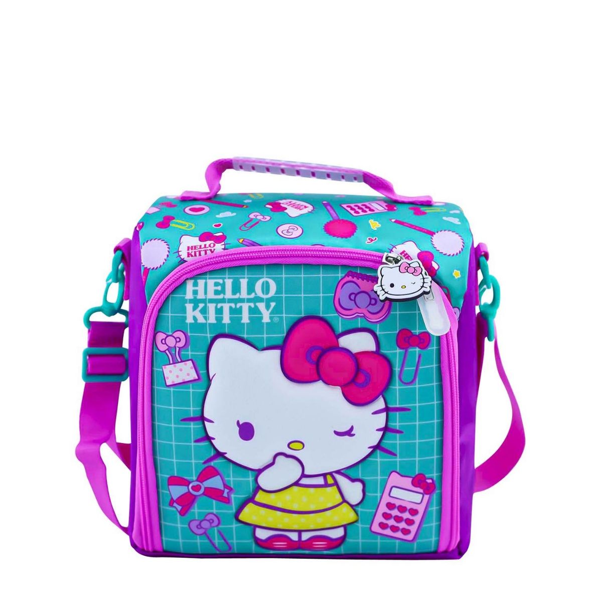 SCOOL - MOCHILA HELLO KITTY MALETA ESPALDA OFICIO LONCHERA CARTUCHERA EVA 3D