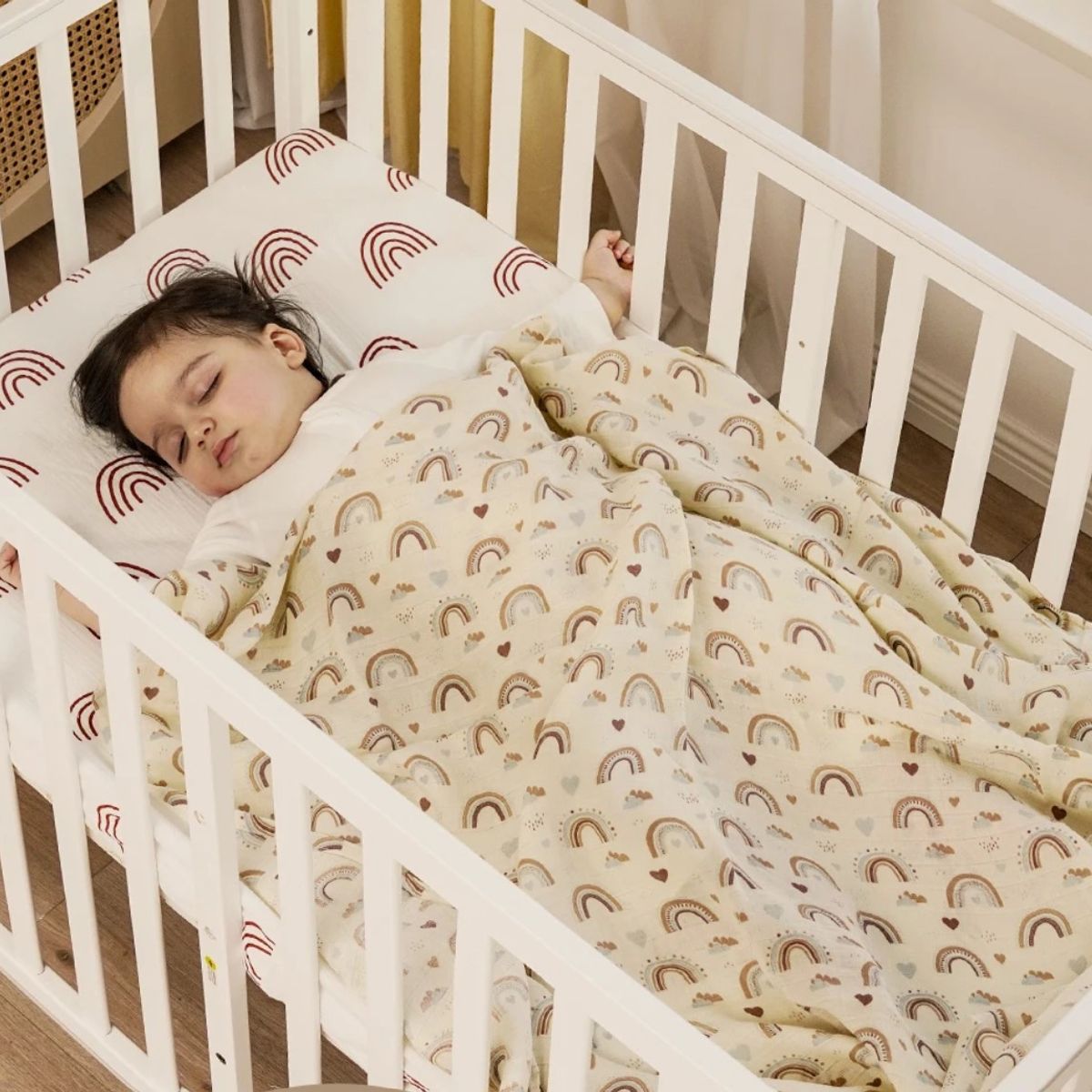 GENERICO - Manta Muselina para Bebé 100% Algodón Pack x  4 Unidades