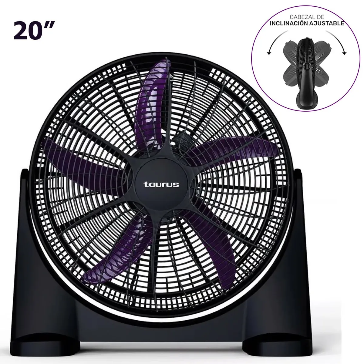 Taurus - Ventilador New Anemo Taurus de Piso 130W 3Velocidades