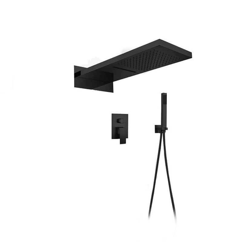 XM - MEZCLADORA  MONOCOMANDO PARA DUCHA NEGRO DOBLE SALIDA  MT020D5501