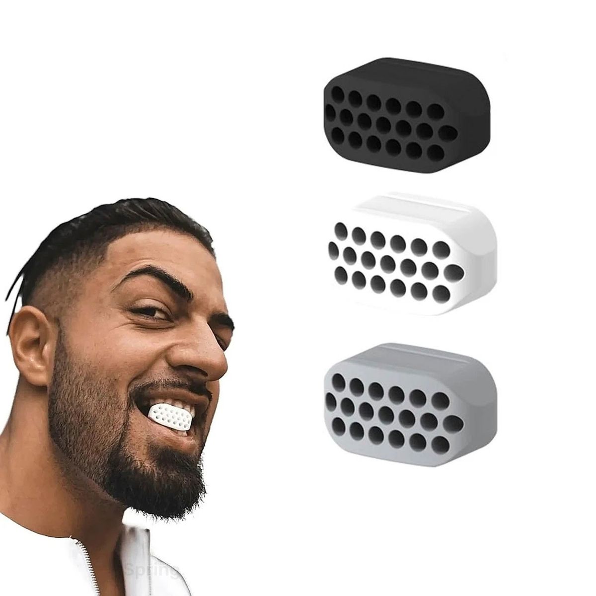 GENERICO - Ejercitador mandibular, Elimina papada 1 pcs