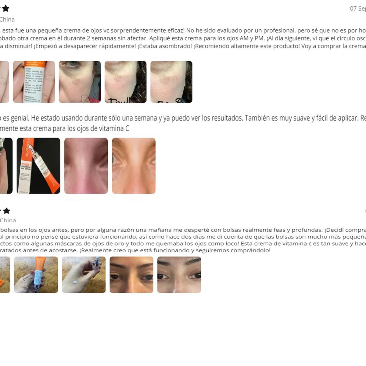 GENERICO - Crema Para ojeras y bolsas en los Ojos Con Vitamina C