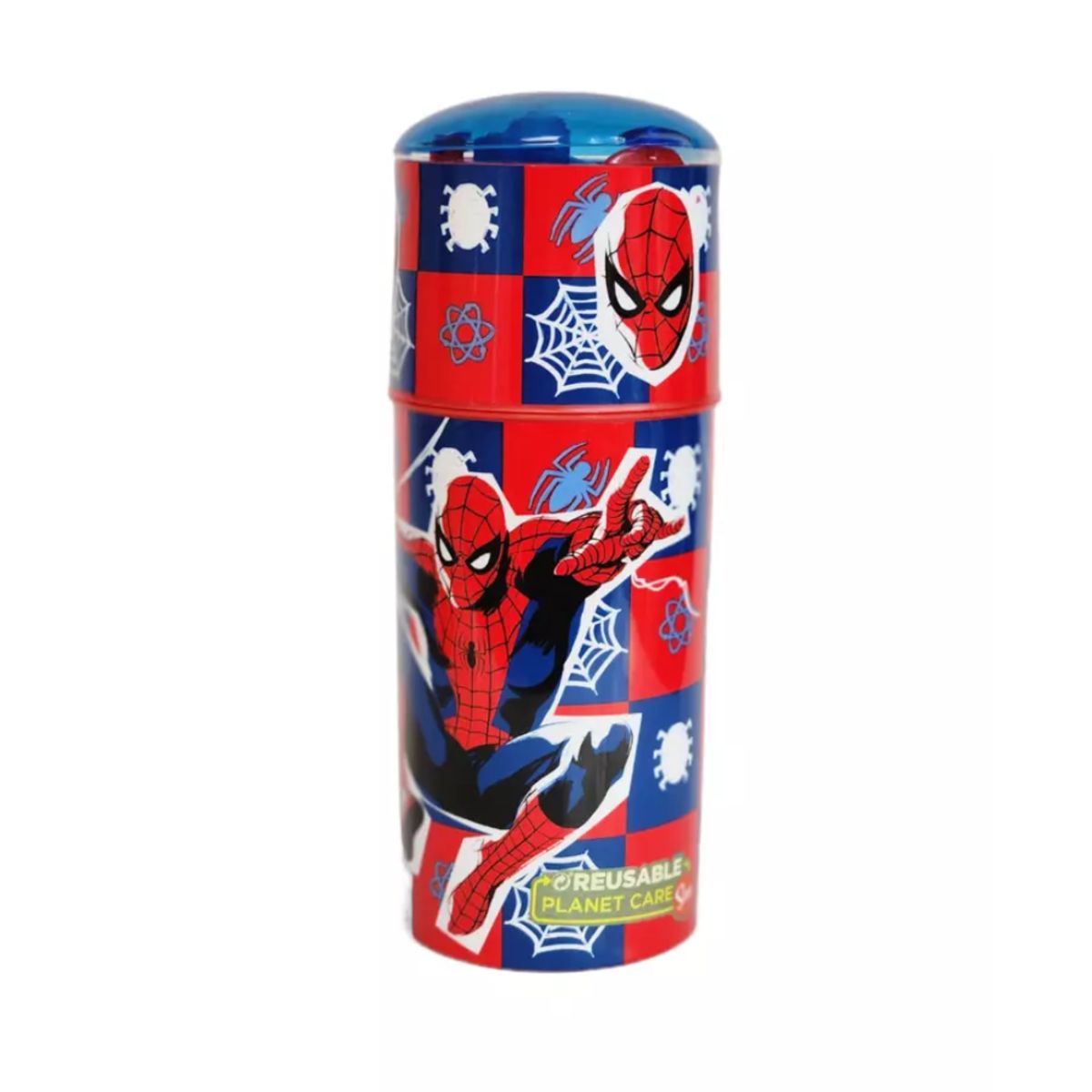 DISNEY - Tomatodo Botella Spiderman 350 ml Cañita
