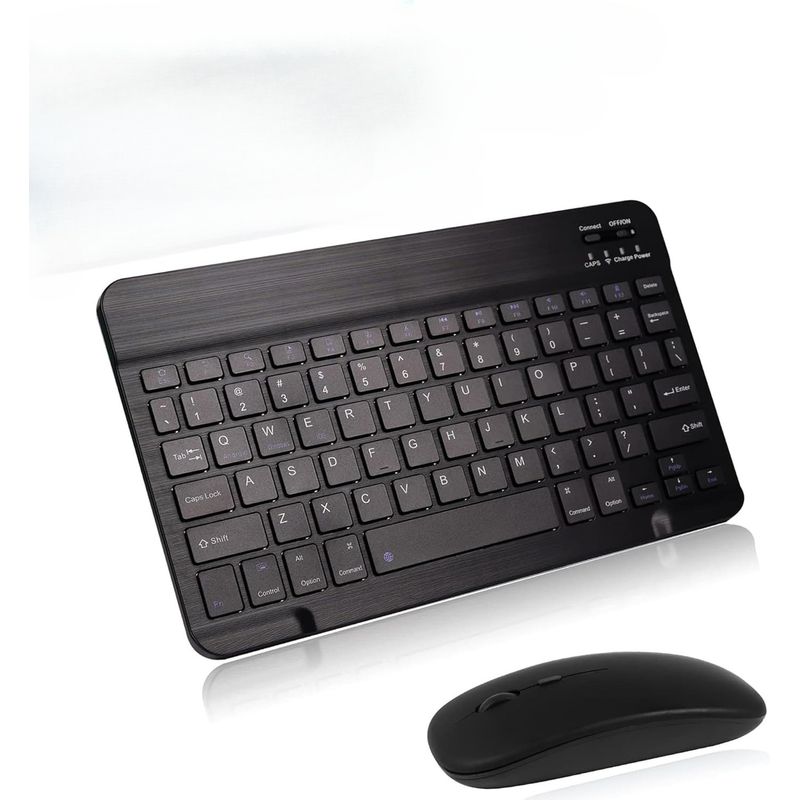 GENERICO - TECLADO INALÁMBRICO CON MOUSE ULTRA DELGADO BLUETOOTH