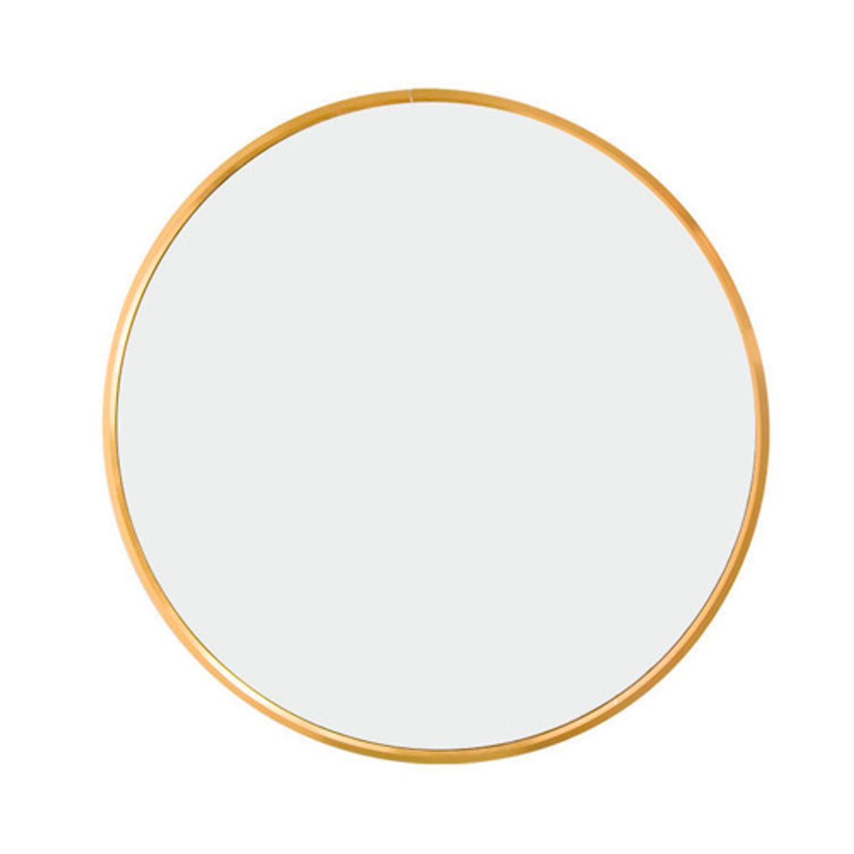 GENERICO - Espejo Circular Minimalista 61 cm Marco dorado