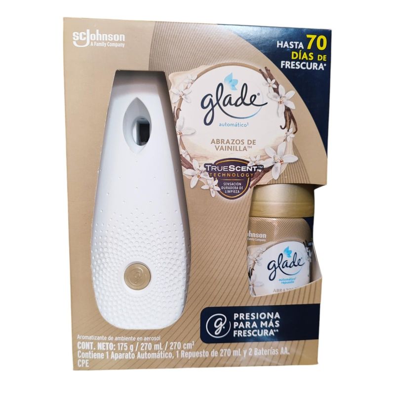 GLADE - Aromatizador Glade Automático Vainilla 270ml