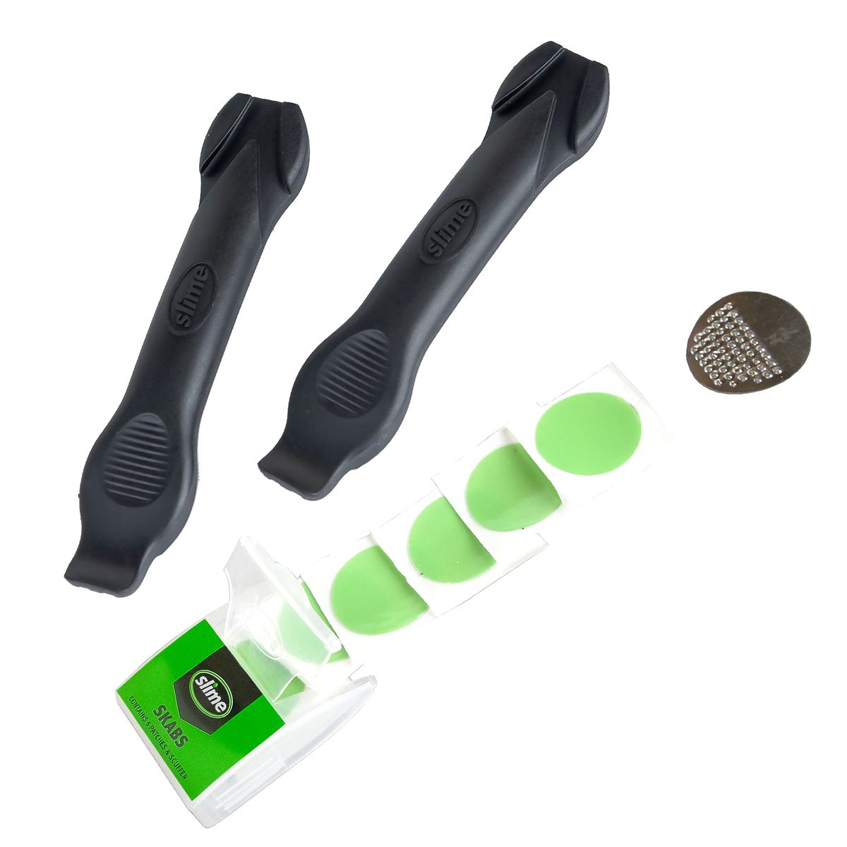 SLIME - Parches y Palancas para reparación de cámaras de bicicleta