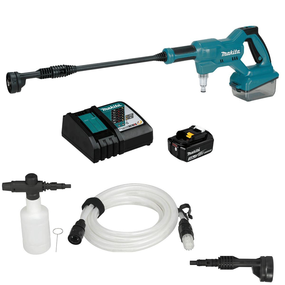 MAKITA - Hidrolavadora DHW180Z01 18V BL + Batería + Cargador Makita