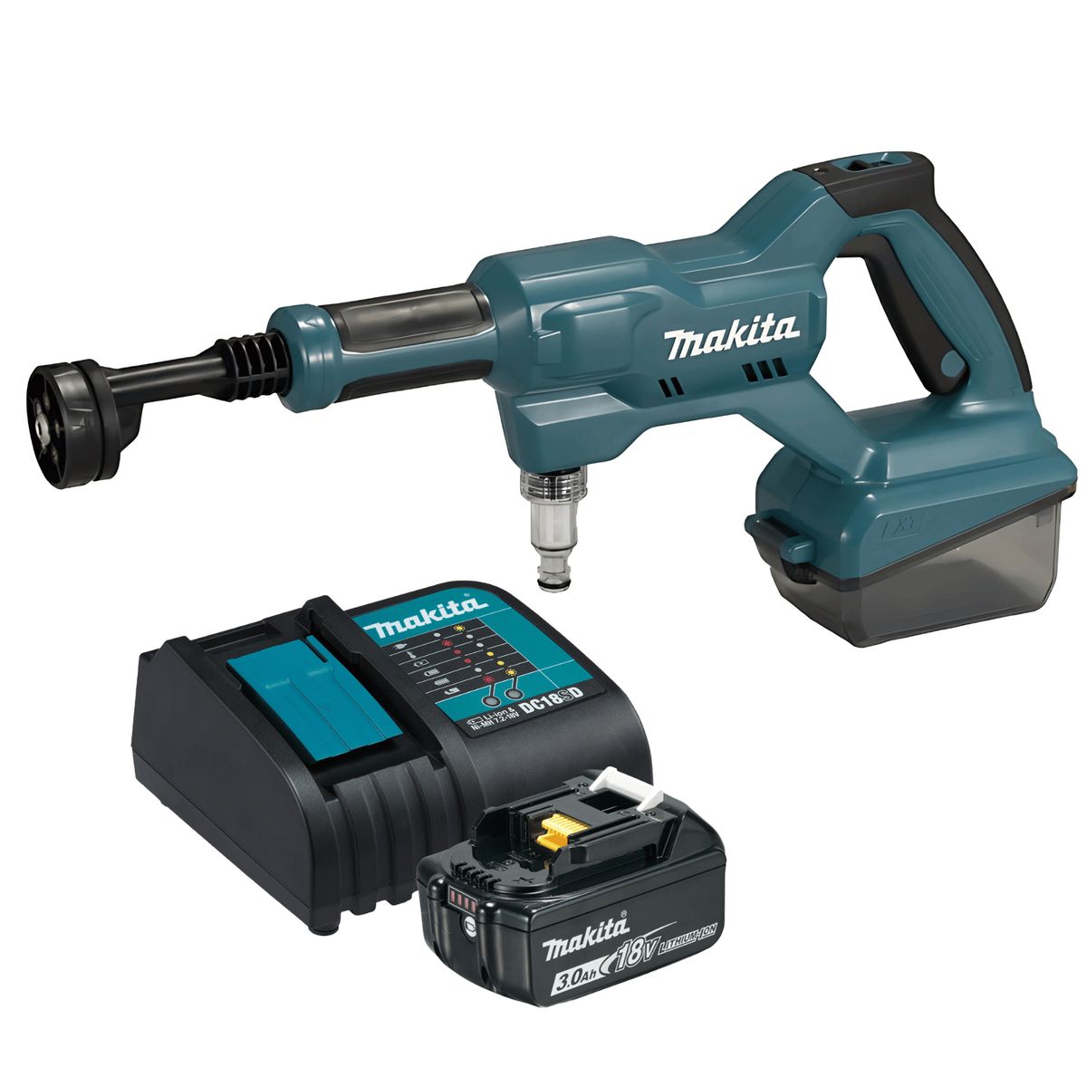 MAKITA - Hidrolavadora DHW180Z01 18V BL + Batería + Cargador Makita