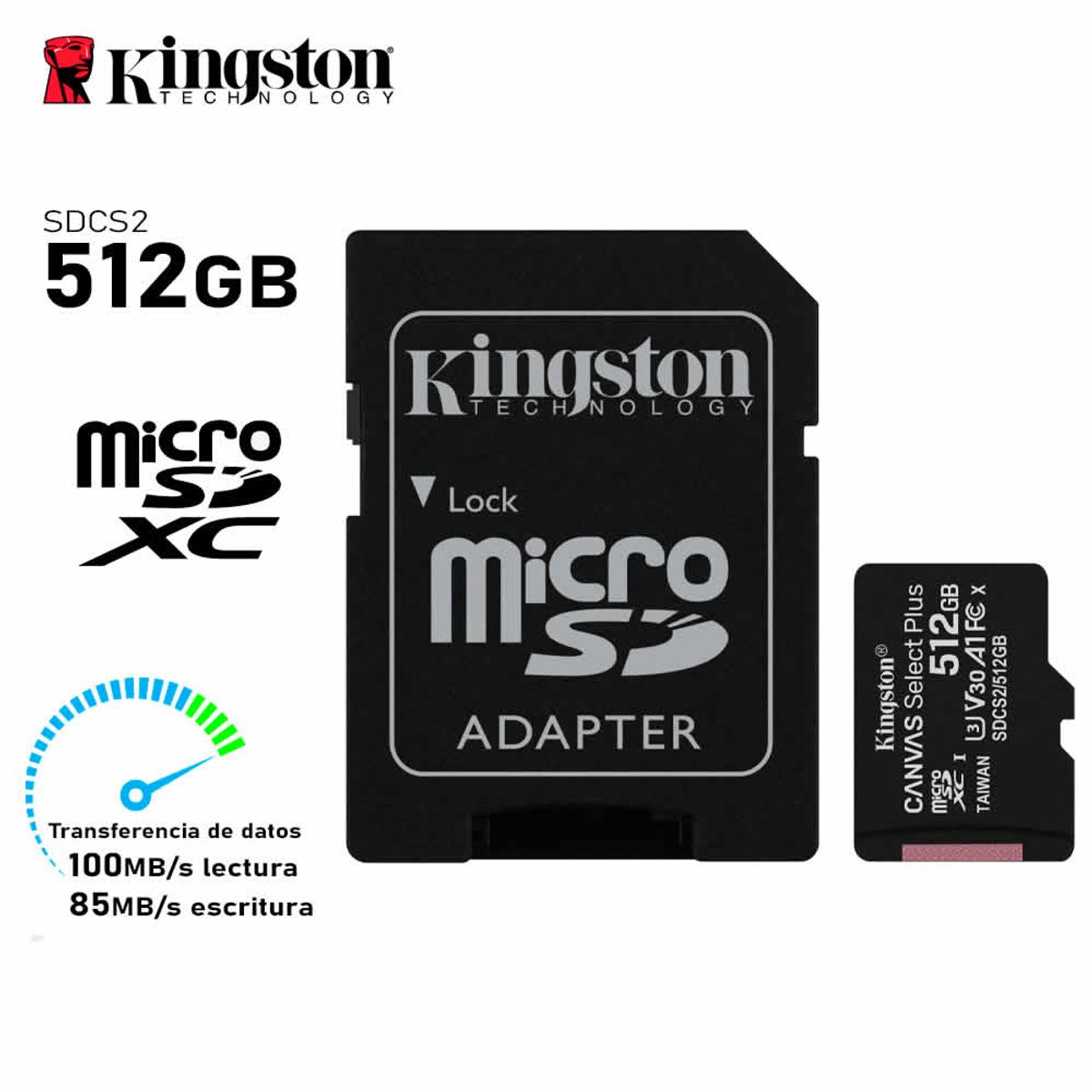 KINGSTON - MEMORIA MICRO SD 512GB