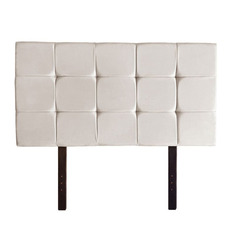 DRIMER - Cabecera Cuadros Beige Queen