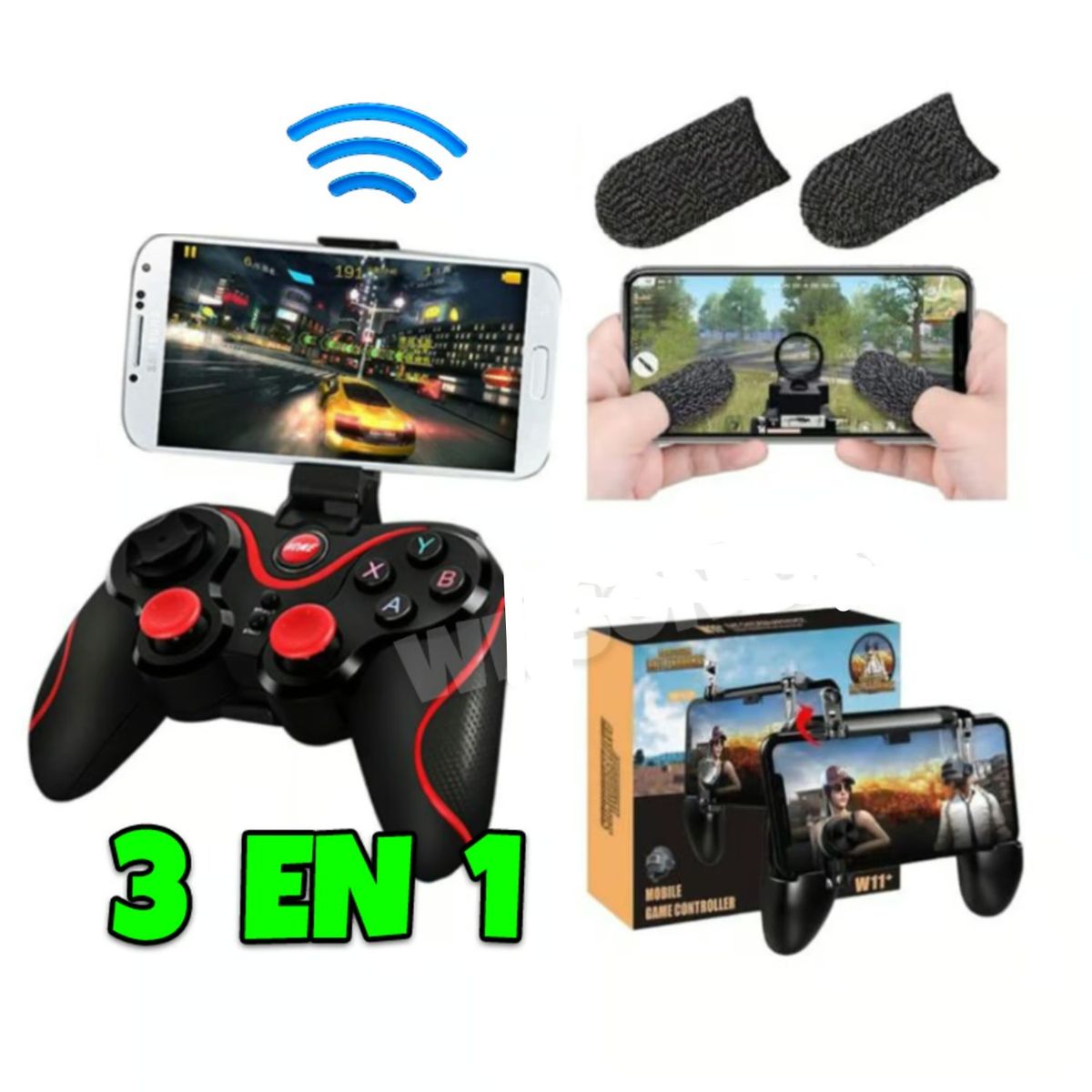 OEM - Gamepad Mando Joystick Bluetooth GRATIS  Gatillo  Dedales