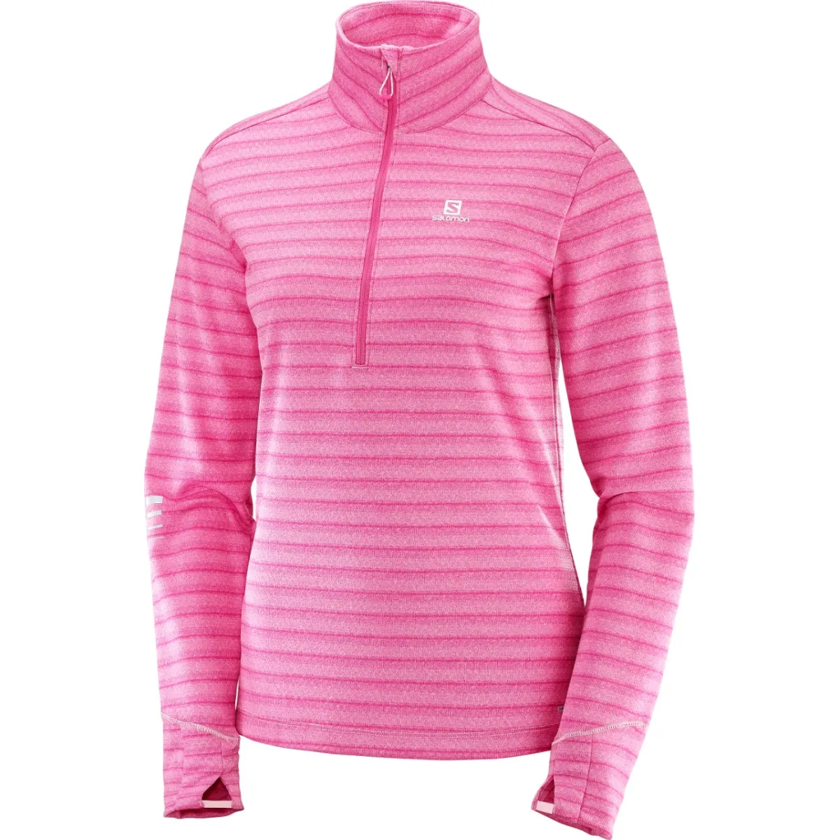 SALOMON - Polo Lightning HZ MID Mujer Rosado - Salomon