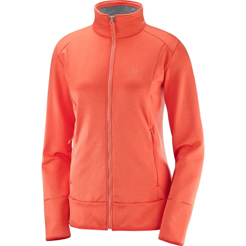 SALOMON - Casaca Discovery FZ W Mujer Naranja - Salomon
