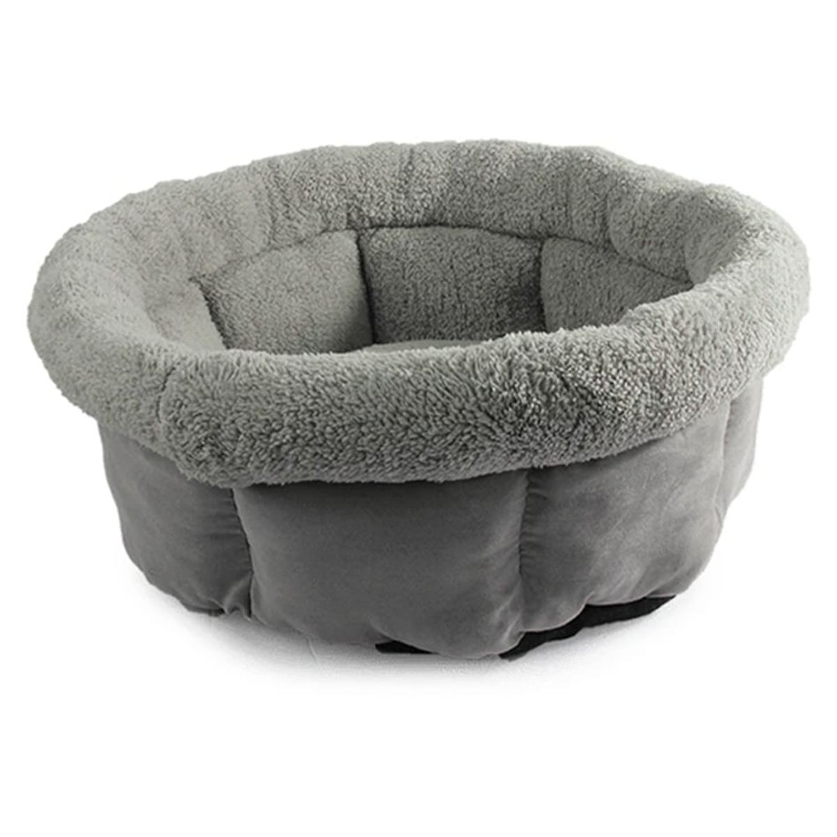 ALL FOR PAWS - Cama abrazo de cordero M  Gris