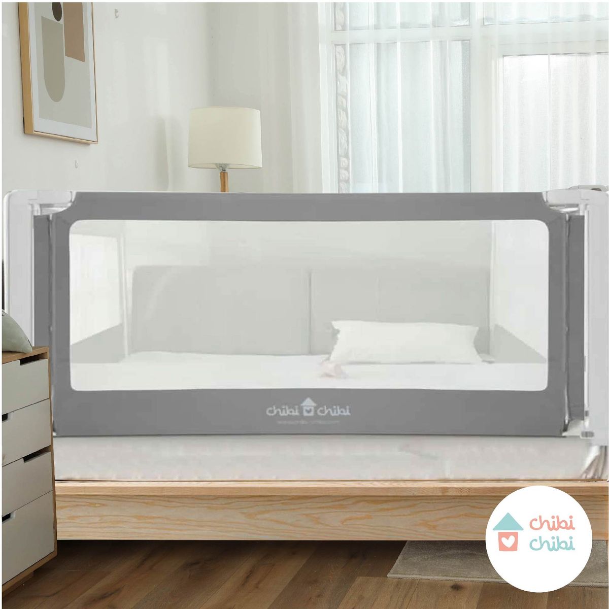 CHIBI CHIBI - Pack En U Barandas De Seguridad Chick Deluxe -Queen - 160mt