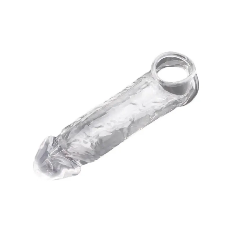 GENERICO - funda alargador pene transparente 17 cm extensor