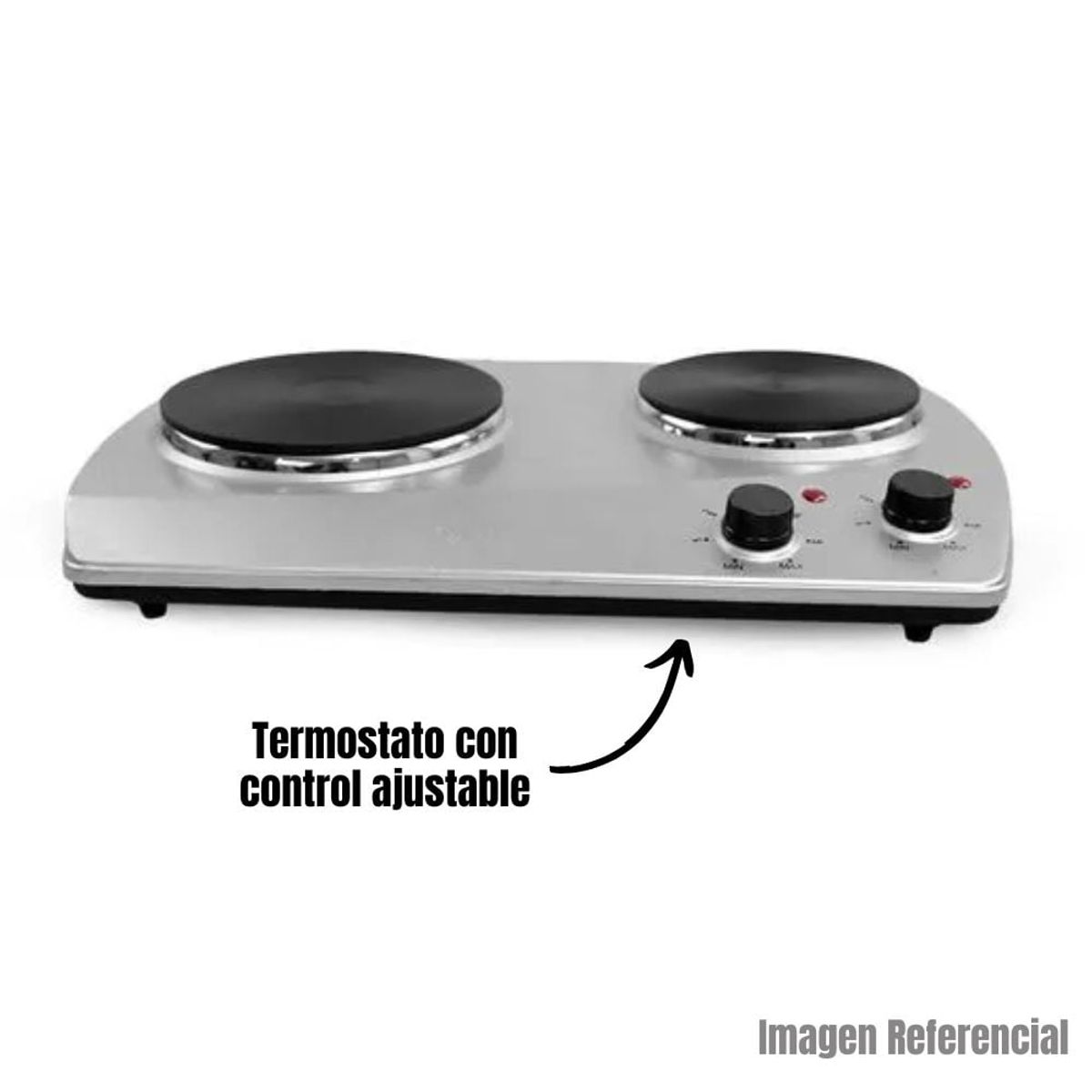 FINEZZA - Cocina Electrica Finezza de 2 Hornillas -  FZ-203D3CH