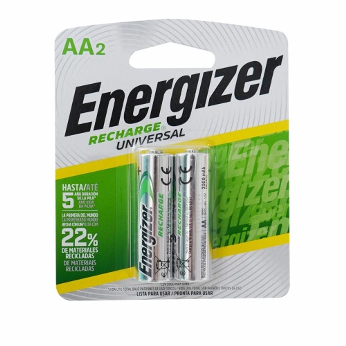 ENERGIZER - PILA ENERGIZER AA RECARGABLE 2300MAH