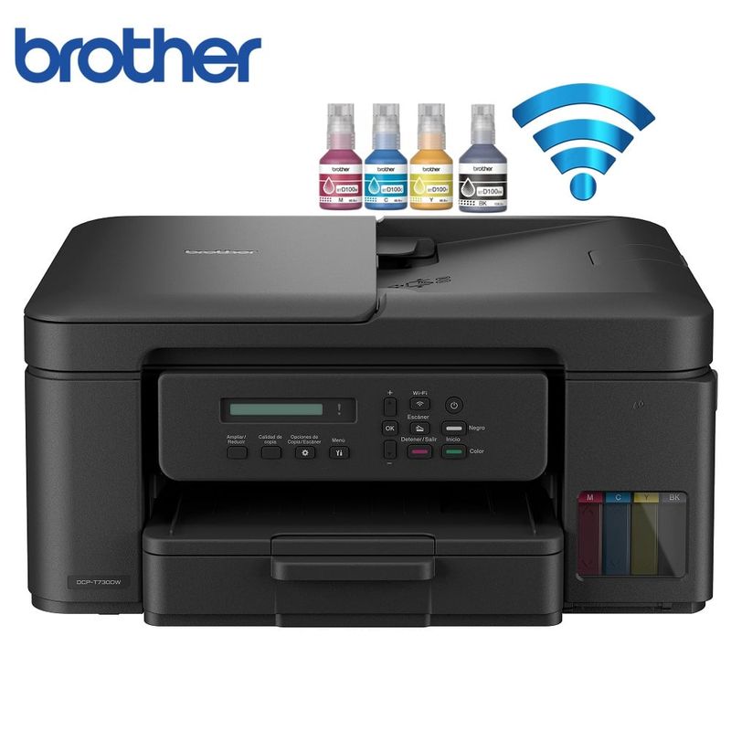 BROTHER - Impresora Brother DCP-T730DW Multifuncional Wifi E Impresión Dúplex