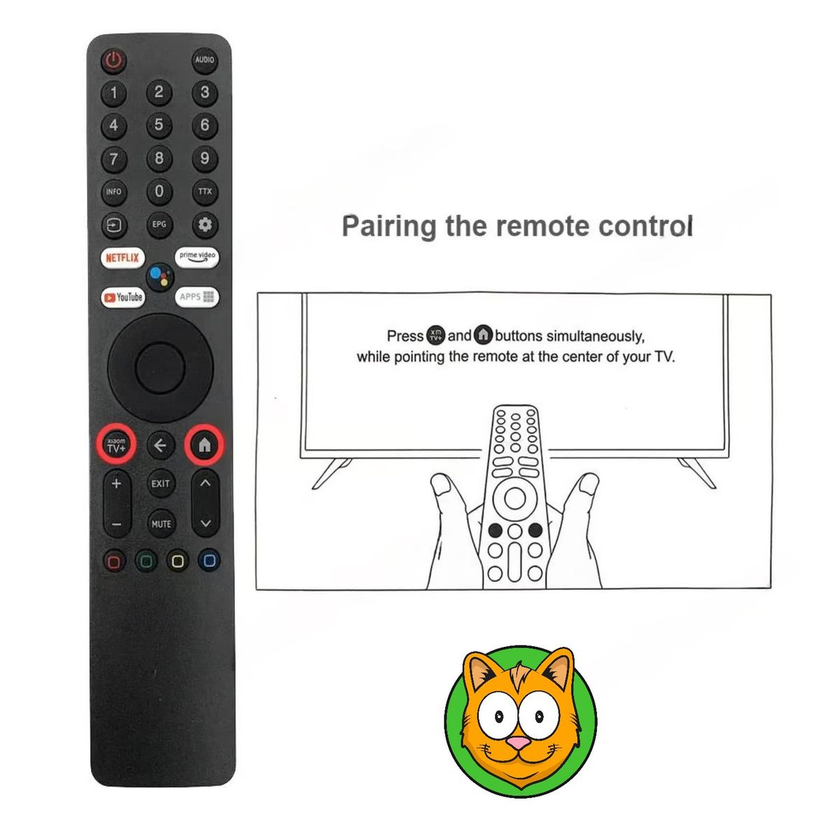 GENERICO - Control Remoto Tv Xiaomi XMRM-ML MI TV Q2  Con Comando de Voz