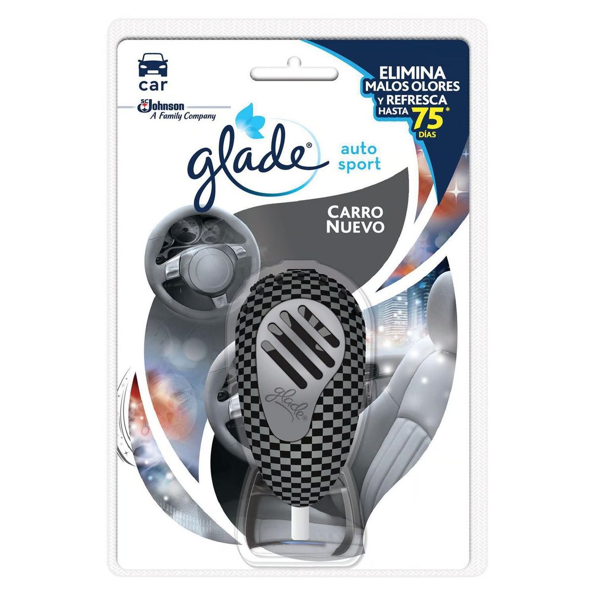 GLADE - Ambientador Glade Auto Sport New Car 7ml