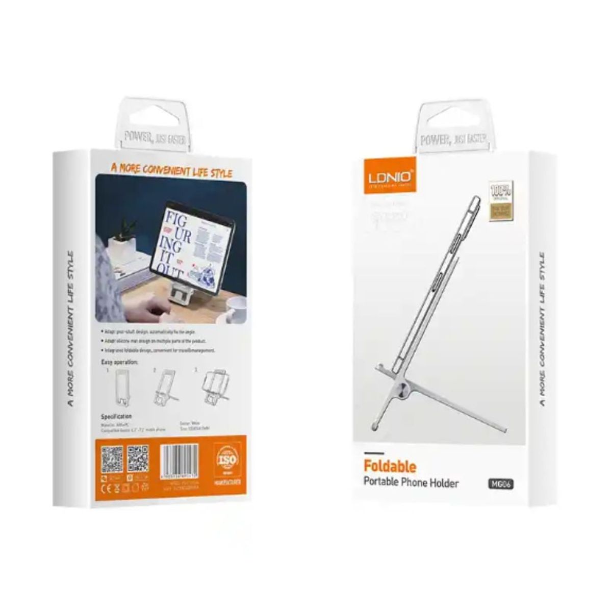 XO SIMPLE IS BEAUTY - Soporte universal plegable para teléfonos y tabletas LDNIO MG06