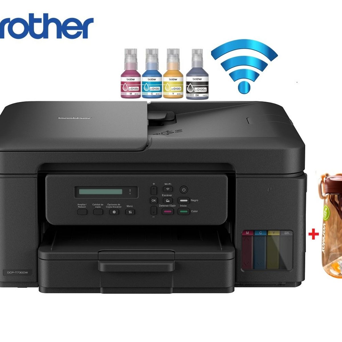 BROTHER - Impresora Brother DCP-T730DW Multifuncional Wifi E Impresión Dúplex