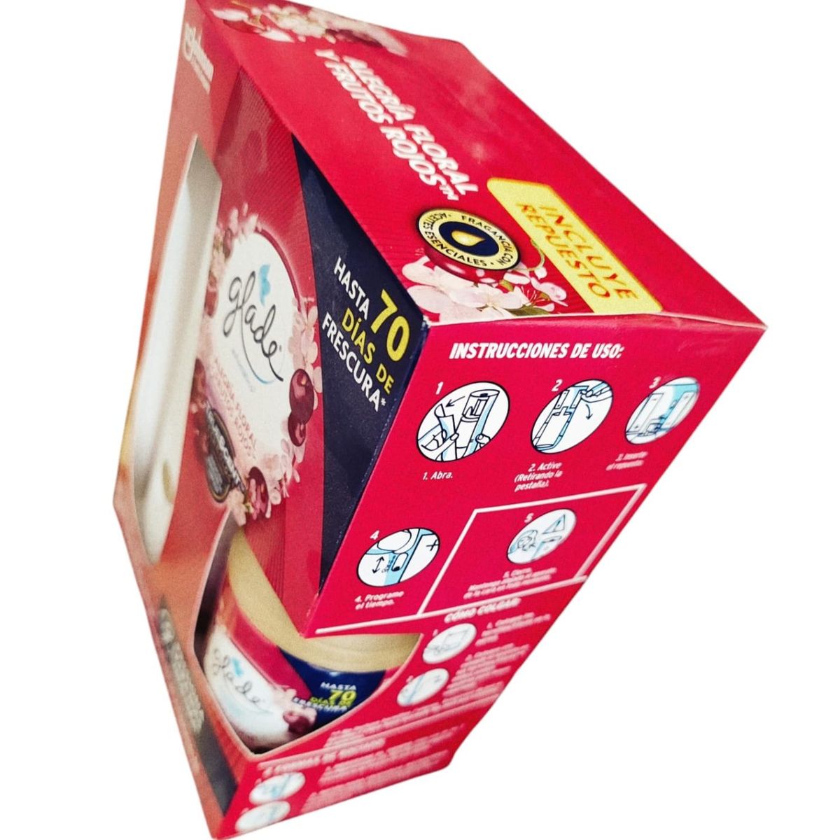 GLADE - Aromatizador Glade Automático Floral Frutos Rojos 270ml