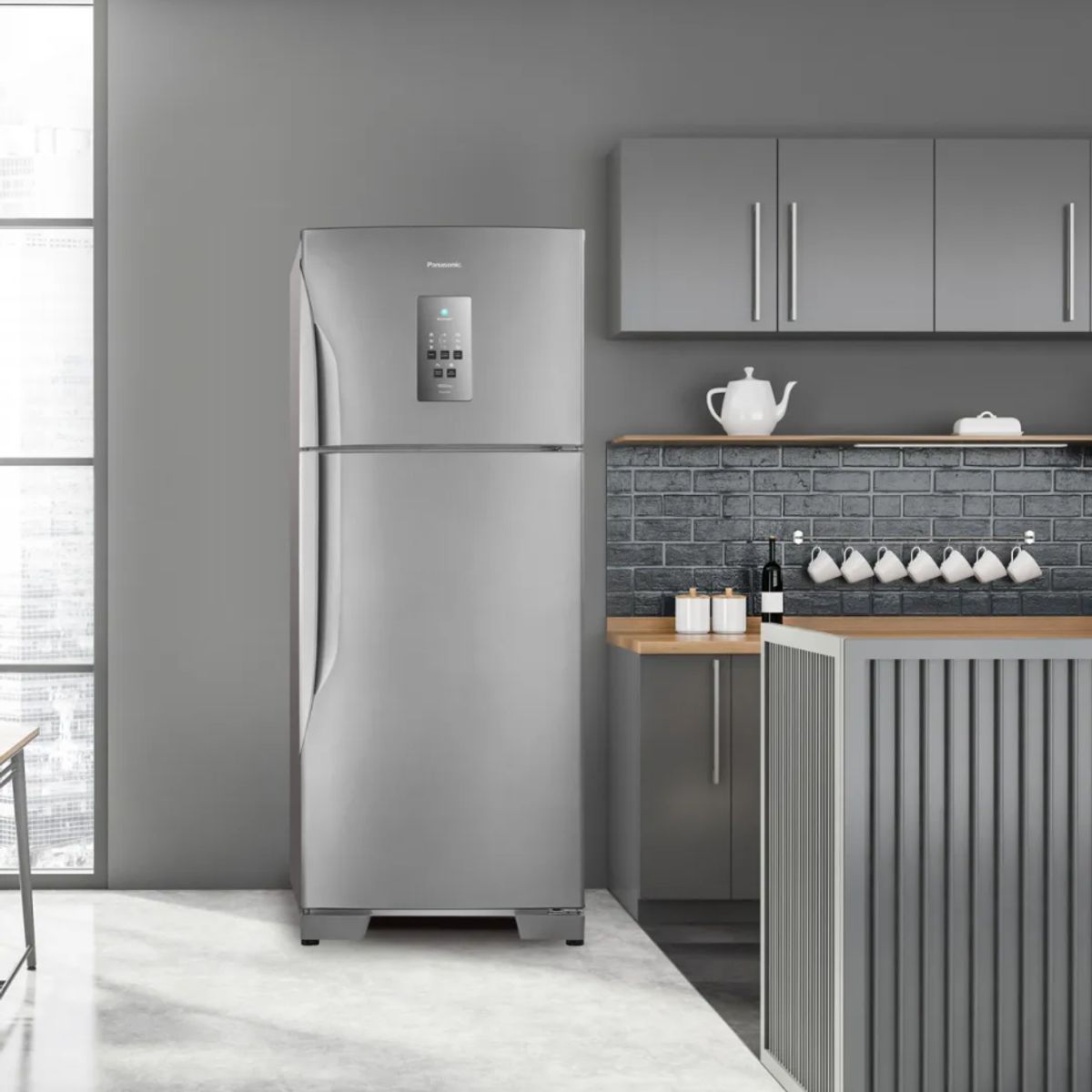 PANASONIC - Refrigeradora Panasonic NR-BT51PV3XD No Frost 435L