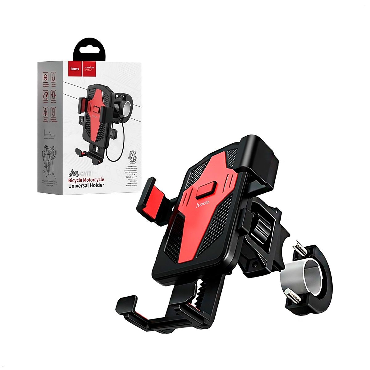 HOCO - Holder Para Celular Hoco CA73 para Moto bicicleta 360°
