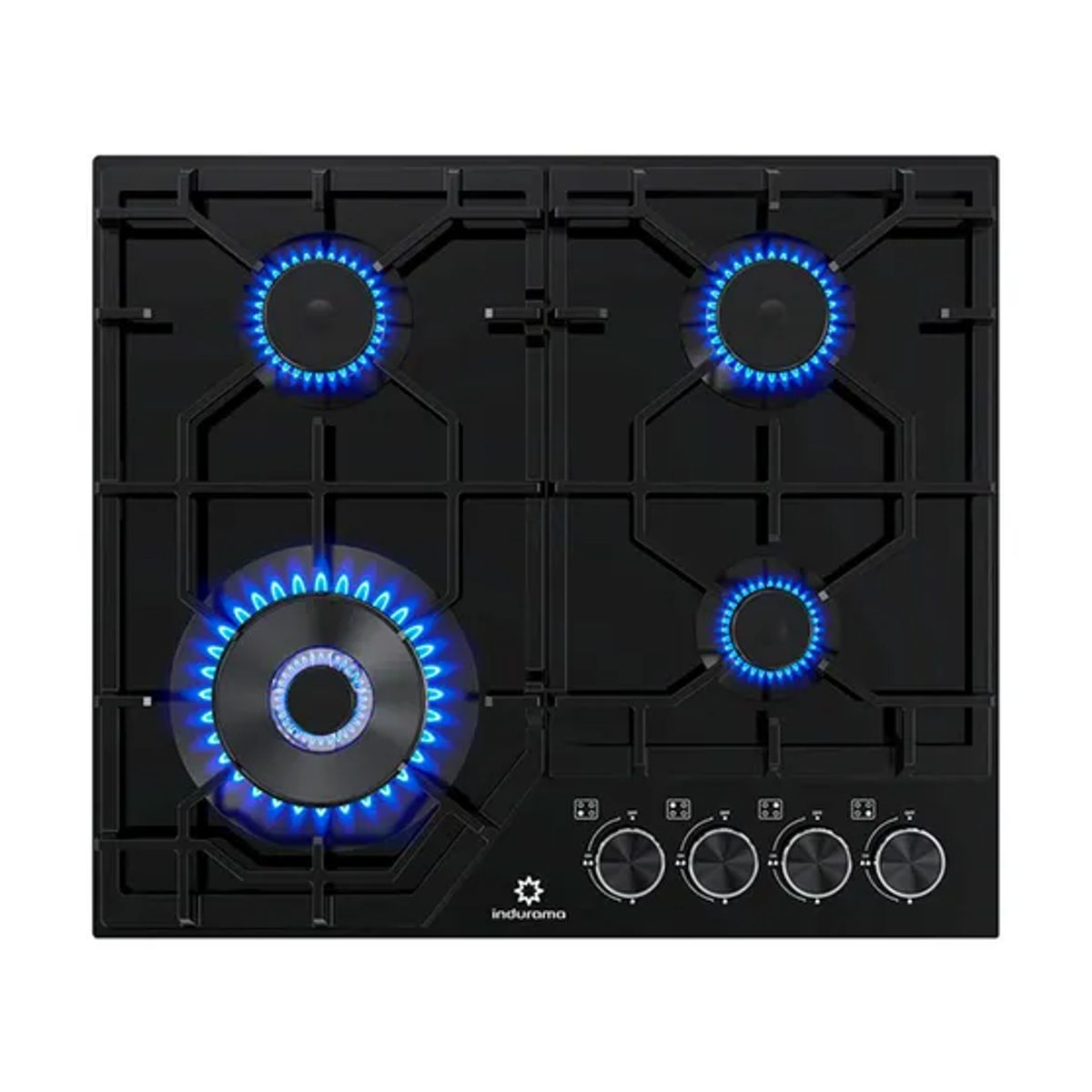 INDURAMA - Cocina Empotrable GLP Indurama EGASI-604CGNE 4 Hornillas