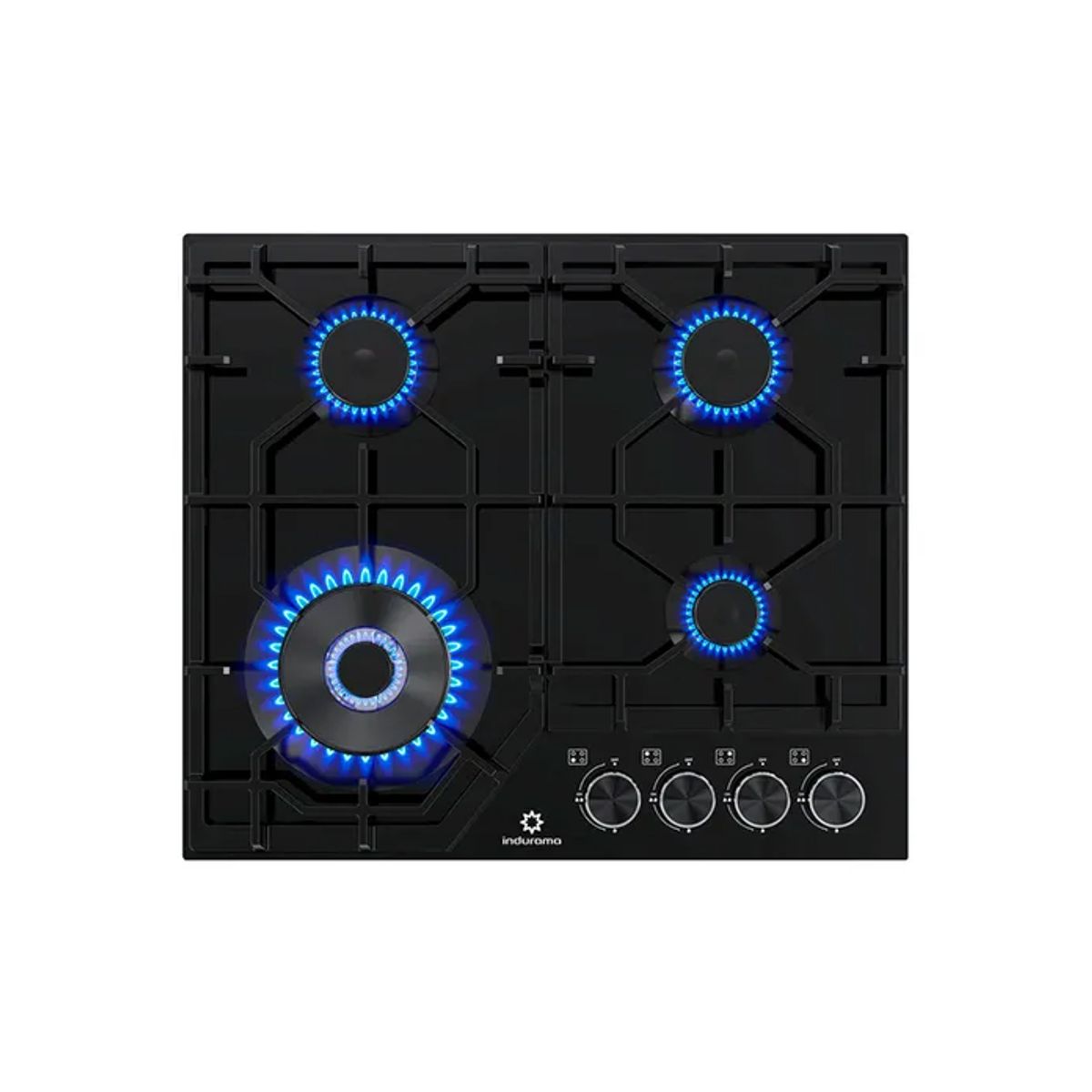 INDURAMA - Cocina Empotrable GLP Indurama EGASI-604CGNE 4 Hornillas