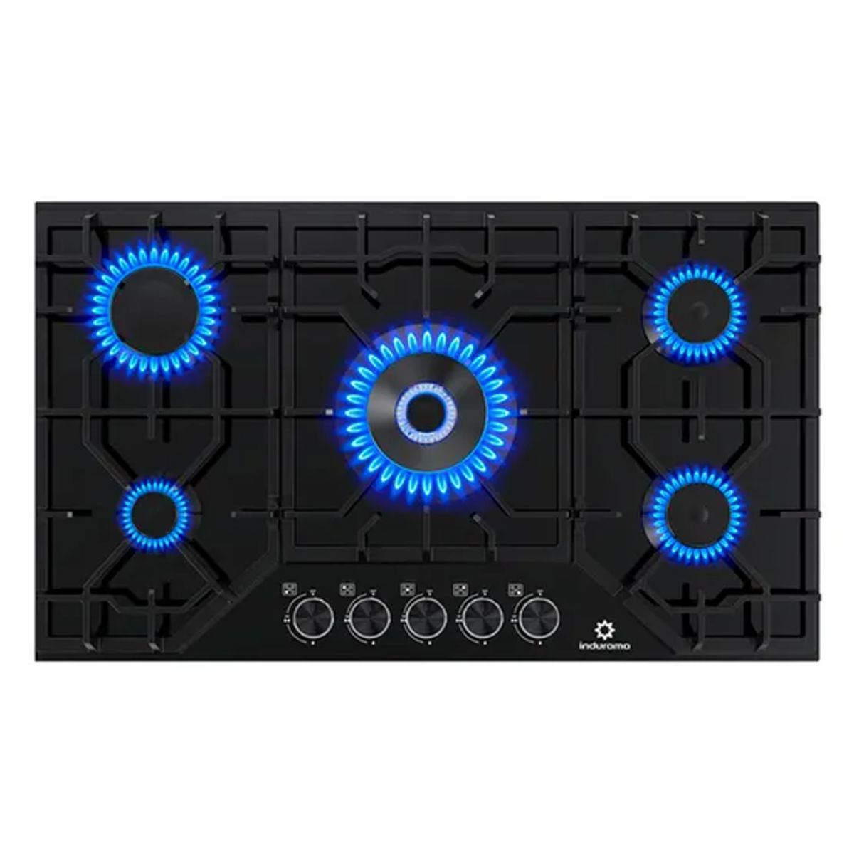 INDURAMA - Cocina Empotrable GLP Indurama EGASI-905CGNE 5 Hornillas