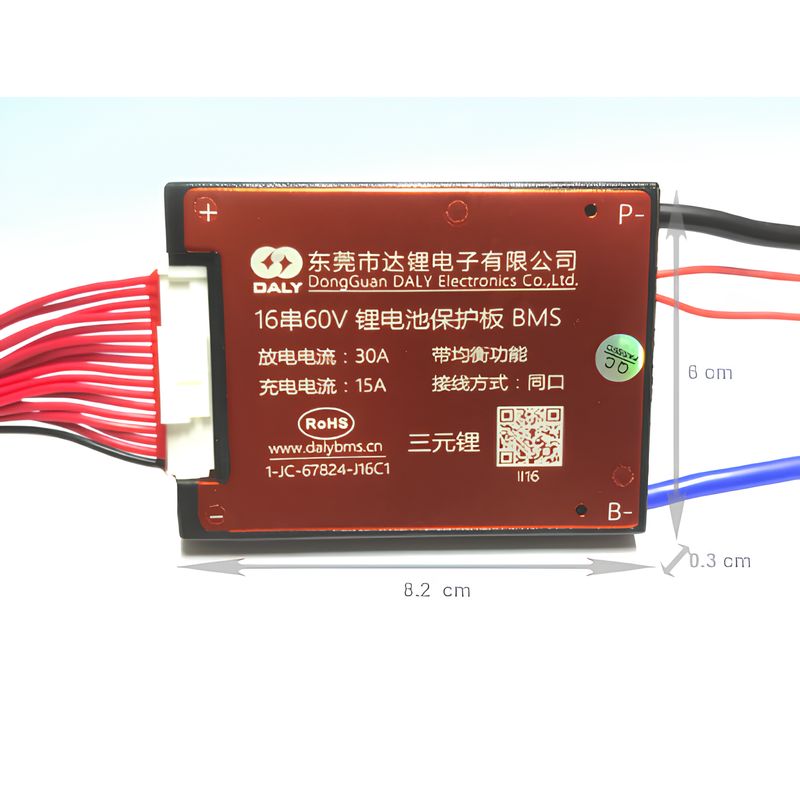 GENERICO - Circuito de Proteccion BMS DALY 16S 672V 30A Para Li-ion