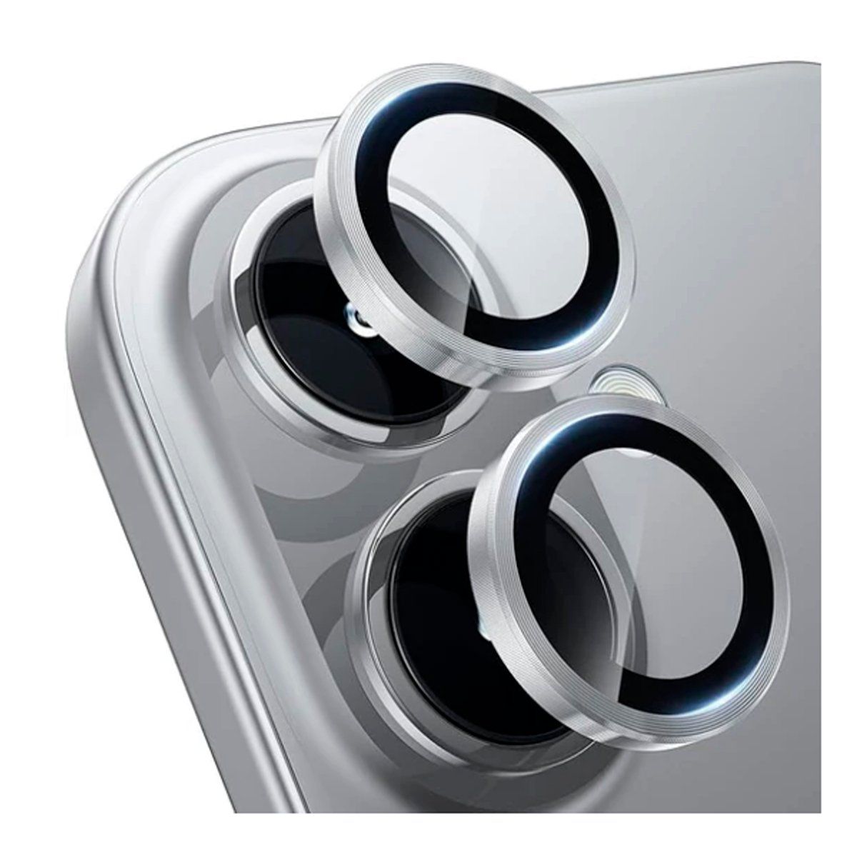 GENERICO - Protector de Lente de Cámara para iPhone 16 Gris