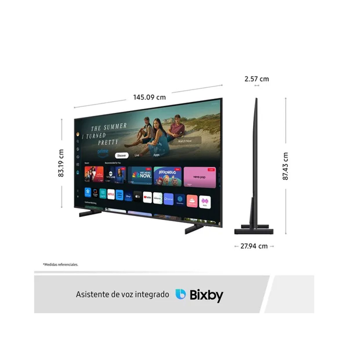 SAMSUNG - 65 Crystal UHD DU8000 4K Tizen OS Smart TV 2024