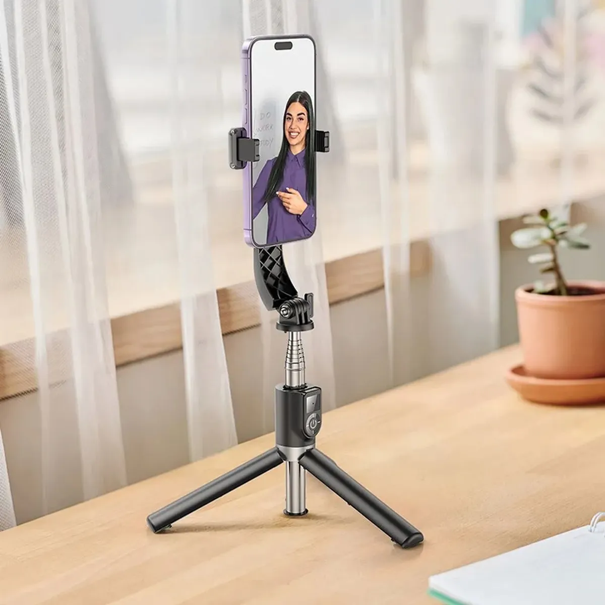 HOCO - Palo Selfie Hoco K20 Control Remoto Bluetooth Tripode