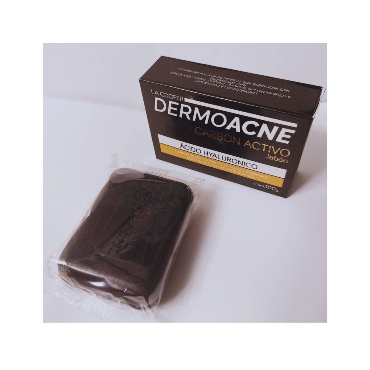 OEM - Jabón Facial Carbón Activo - DERMOACNE x2 und