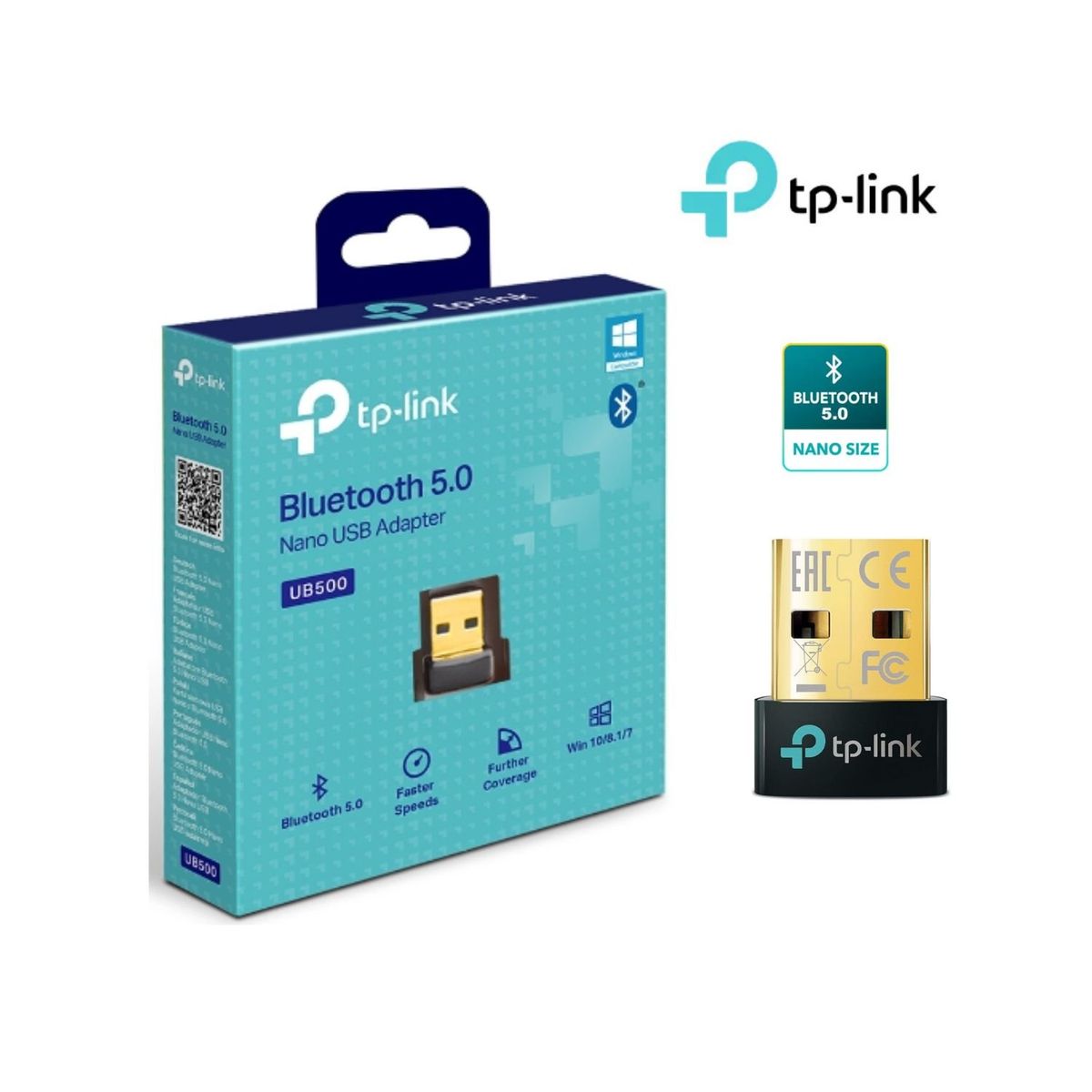 TP LINK - Adaptador Nano USB Bluetooth 5.0 UB500 TP-LINK