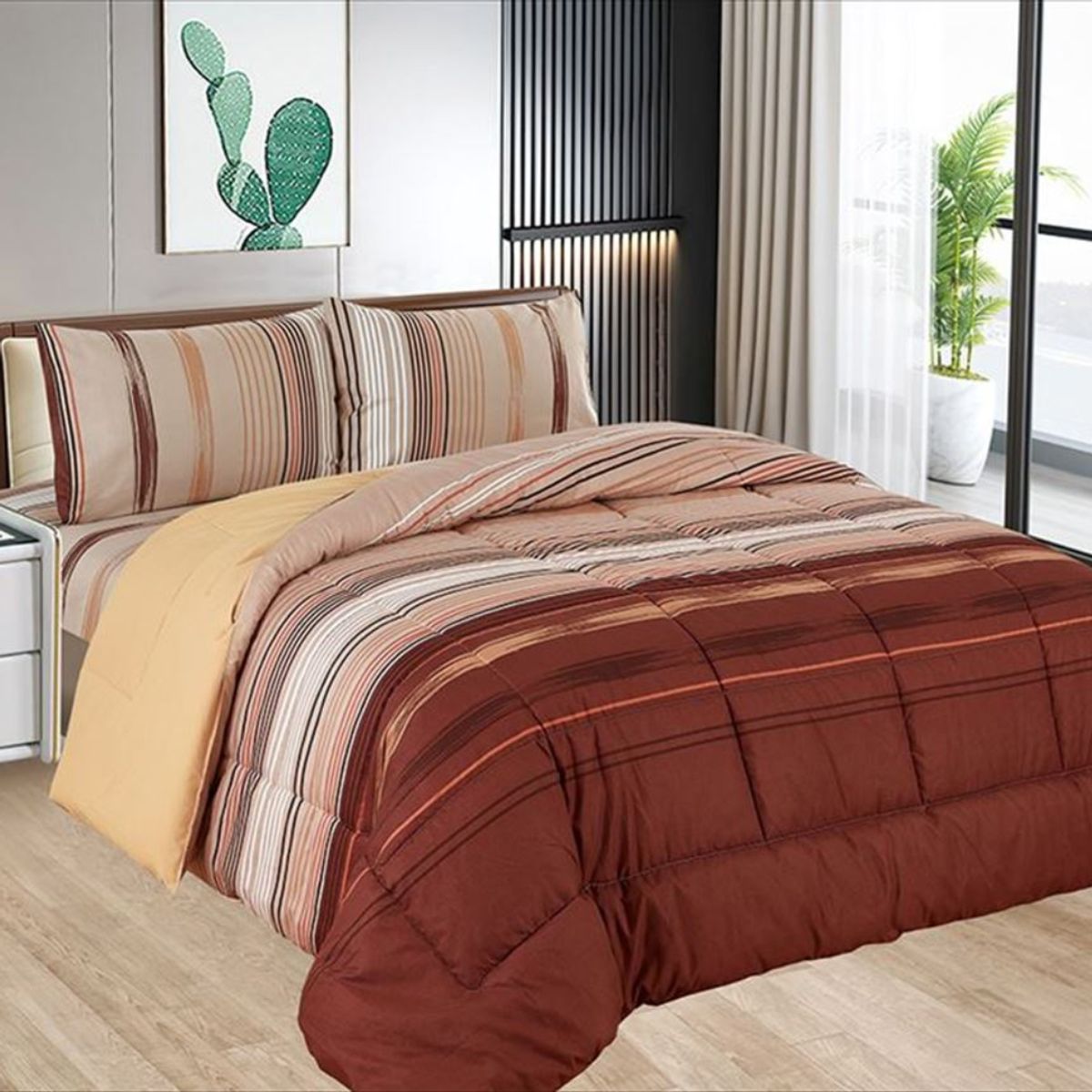 CASATEX - EDREDÓN CASATEX TELA CON TELA 100% ALGODÓN DE 2 PLZ