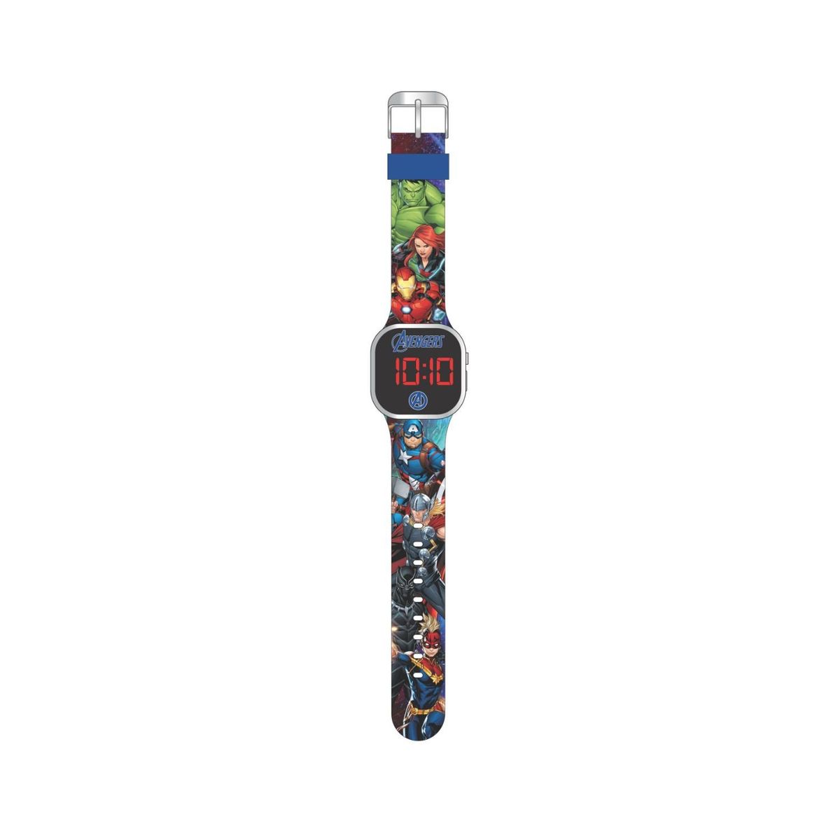 ACCUTIME - RELOJ AVENGERS LED AZUL PERSONAJES  AVG4706