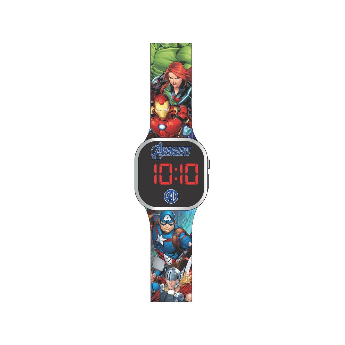 ACCUTIME - RELOJ AVENGERS LED AZUL PERSONAJES  AVG4706